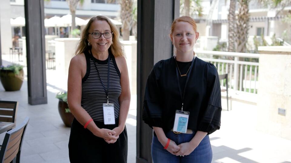 Lynn Tickner and Amy Cloud talk about the 2024 retreat